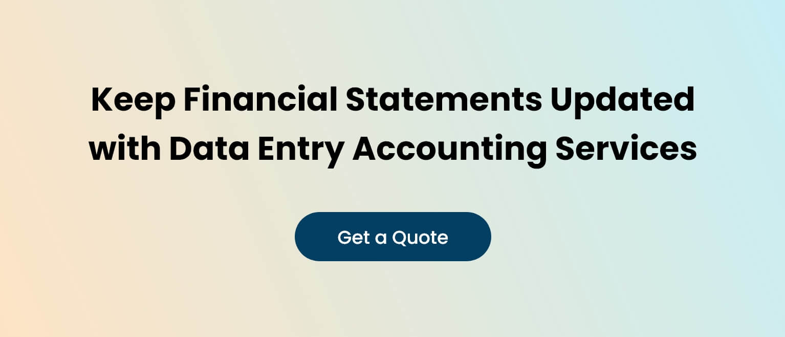 Keep Financial Statements Updated with Data Entry Accounting Services